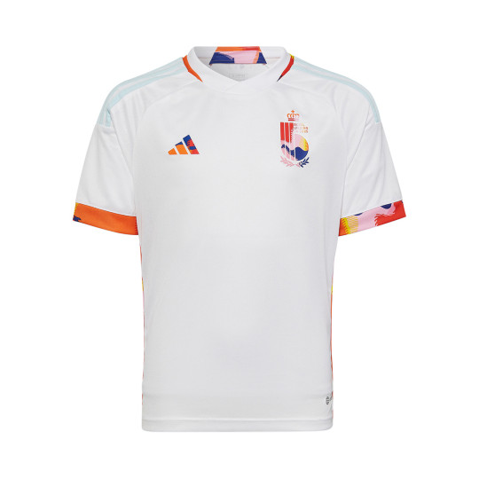 Jersey Bélgica Equipación Mundial Qatar 2022 Niño White - Fútbol Emotion