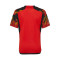Camiseta Bélgica Primera Equipación Mundial Qatar 2022 Niño Red-Black