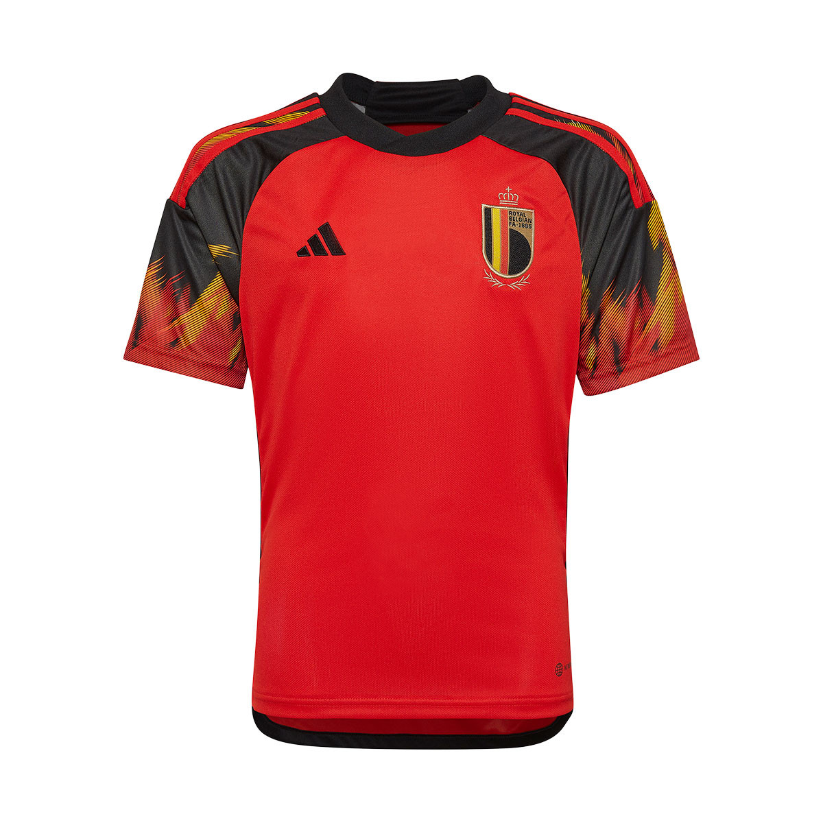 bebida los padres de crianza Palabra Camiseta adidas Bélgica Primera Equipación Mundial Qatar 2022 Niño  Red-Black - Fútbol Emotion