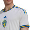 Camiseta Suecia Segunda Equipación 2022-2023 White-Glory Blue