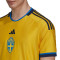 Camiseta Suecia Primera Equipación 2022-2023 Yellow