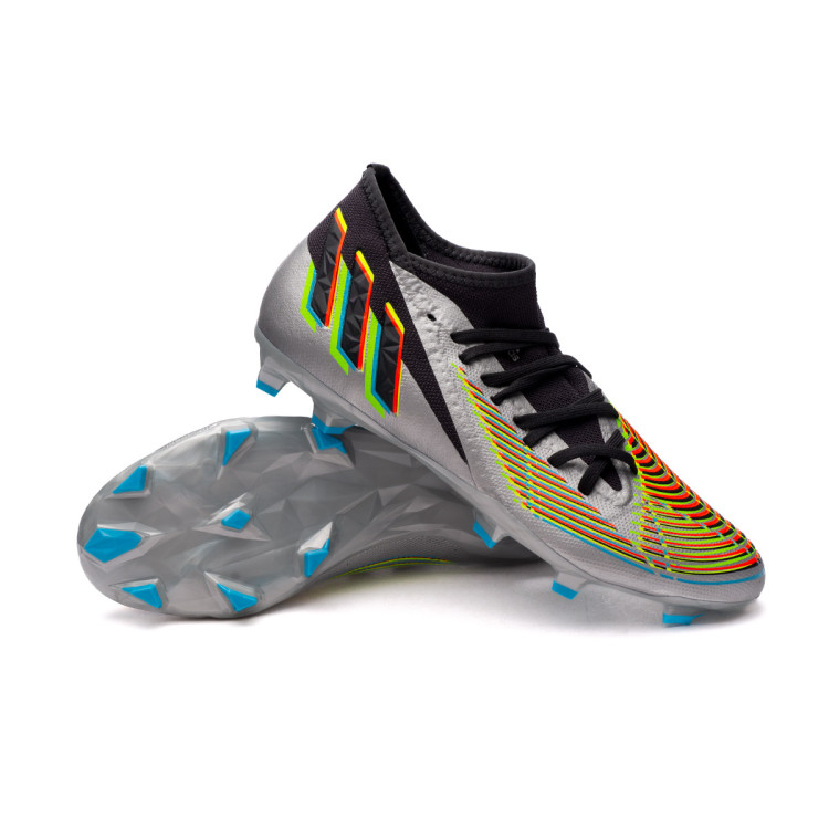 Football Boots adidas Predator Edge .3 FG Silver Metalic Carbon Futbol Emotion