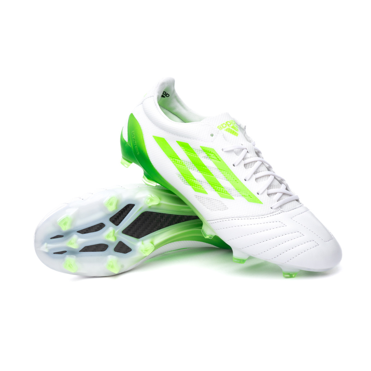 Football Boots adidas X Speedportal 99 Leather .1 FG White-Green ...