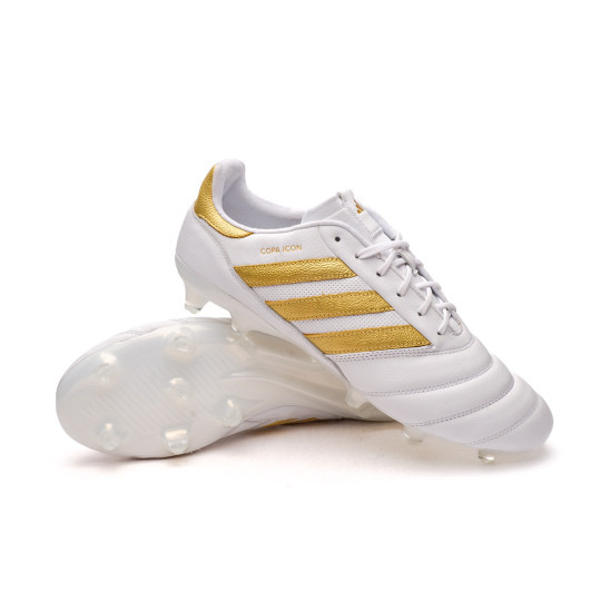 ecuación inicial pasado Bota de fútbol adidas Copa Icon FG White-Gold - Fútbol Emotion