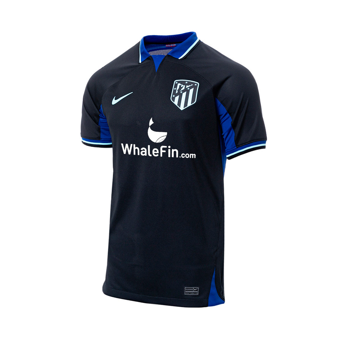 Camiseta Nike Atlético de Madrid Segunda Equipación Stadium Black-Deep Blue Fútbol