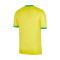 Camiseta Brasil Primera Equipación Stadium Mundial Qatar 2022 Dynamic Yellow-Green Spark-Paramount Blue