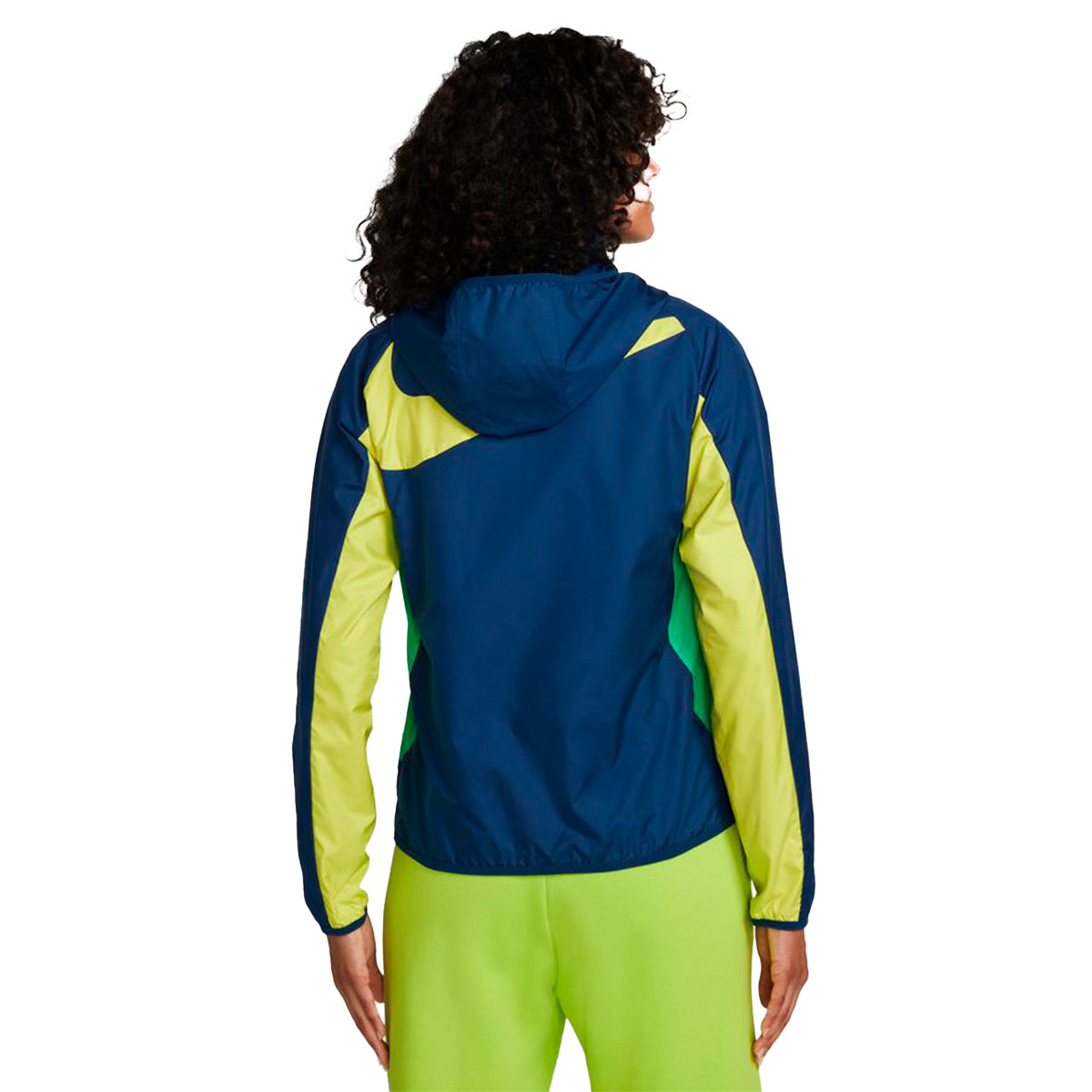 Generosidad trompeta pase a ver Chaqueta Nike Brasil Fanswear Mundial Qatar 2022 Mujer Coastal Blue-Dynamic  Yellow-Green Spark - Fútbol Emotion