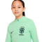 Sudadera Brasil Training Mundial Qatar 2022 Niño Cucumber Calm