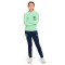 Sudadera Brasil Training Mundial Qatar 2022 Niño Cucumber Calm