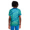 Camiseta Brasil Pre-Match Mundial Qatar 2022 Niño Coastal Blue-Coastal Blue
