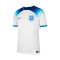 Camiseta Inglaterra Primera Equipación Stadium Mundial Qatar 2022 White-Blue
