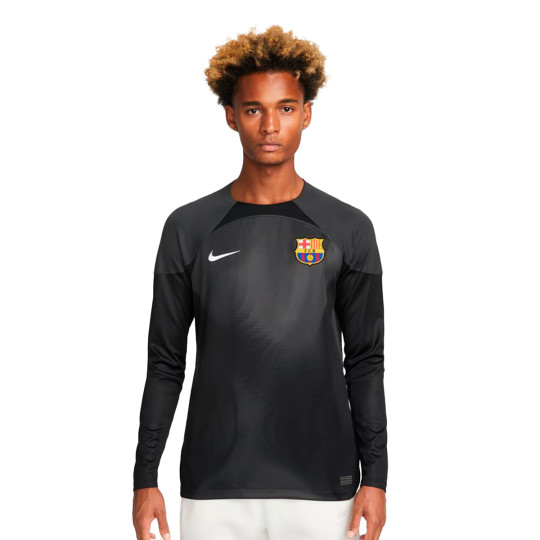 documental unir Letrista Camiseta Nike FC Barcelona Primera Equipación Stadium Portero 2022-2023  Anthracite-Black - Fútbol Emotion