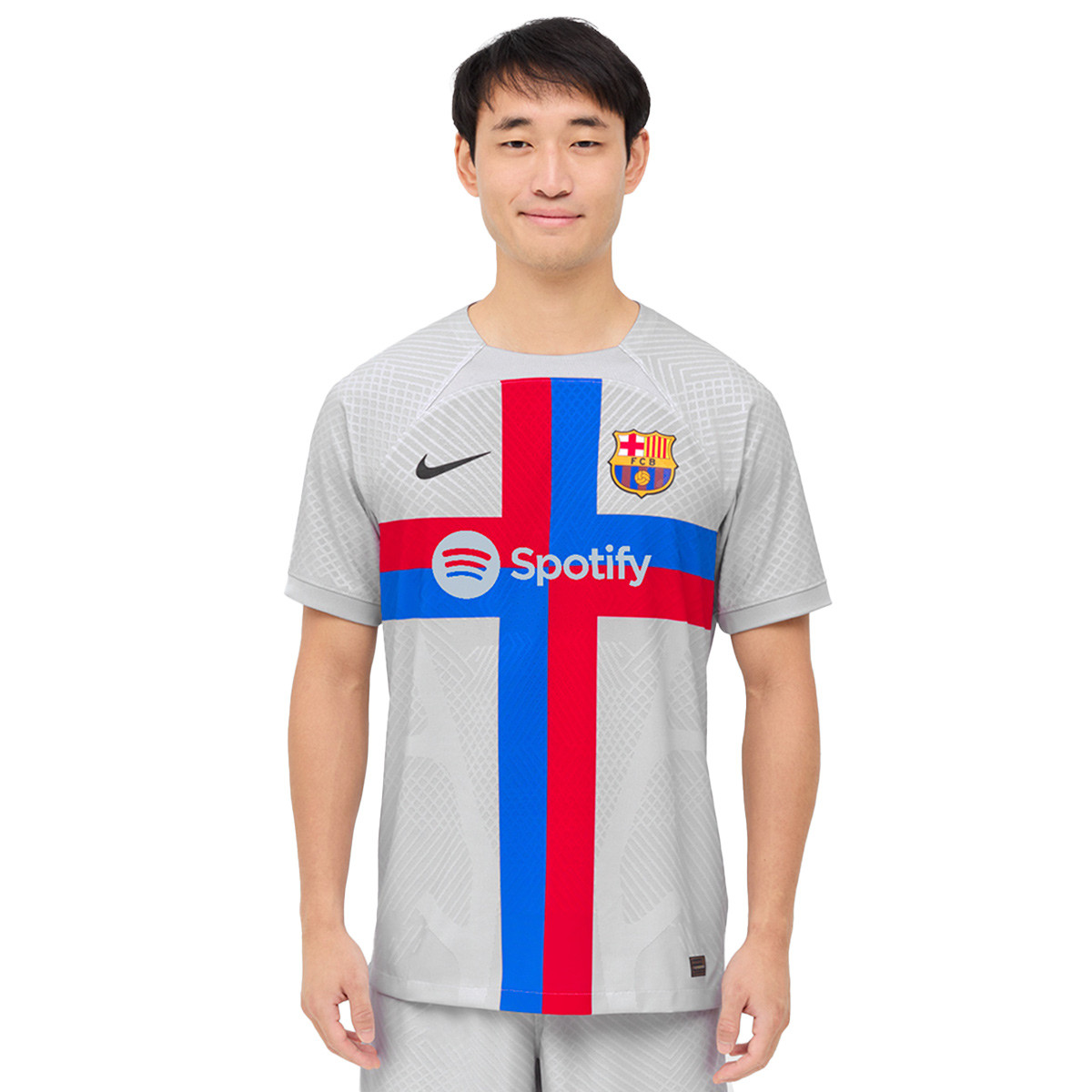 insertar Horizontal invadir Camiseta Nike FC Barcelona Tercera Equipación Match 2022-2023 Sky Grey -  Fútbol Emotion