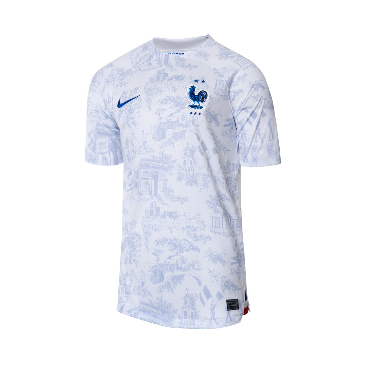 Clavijas Circunferencia raro Camiseta Nike Francia Segunda Equipación Stadium Mundial Qatar 2022 White -  Fútbol Emotion