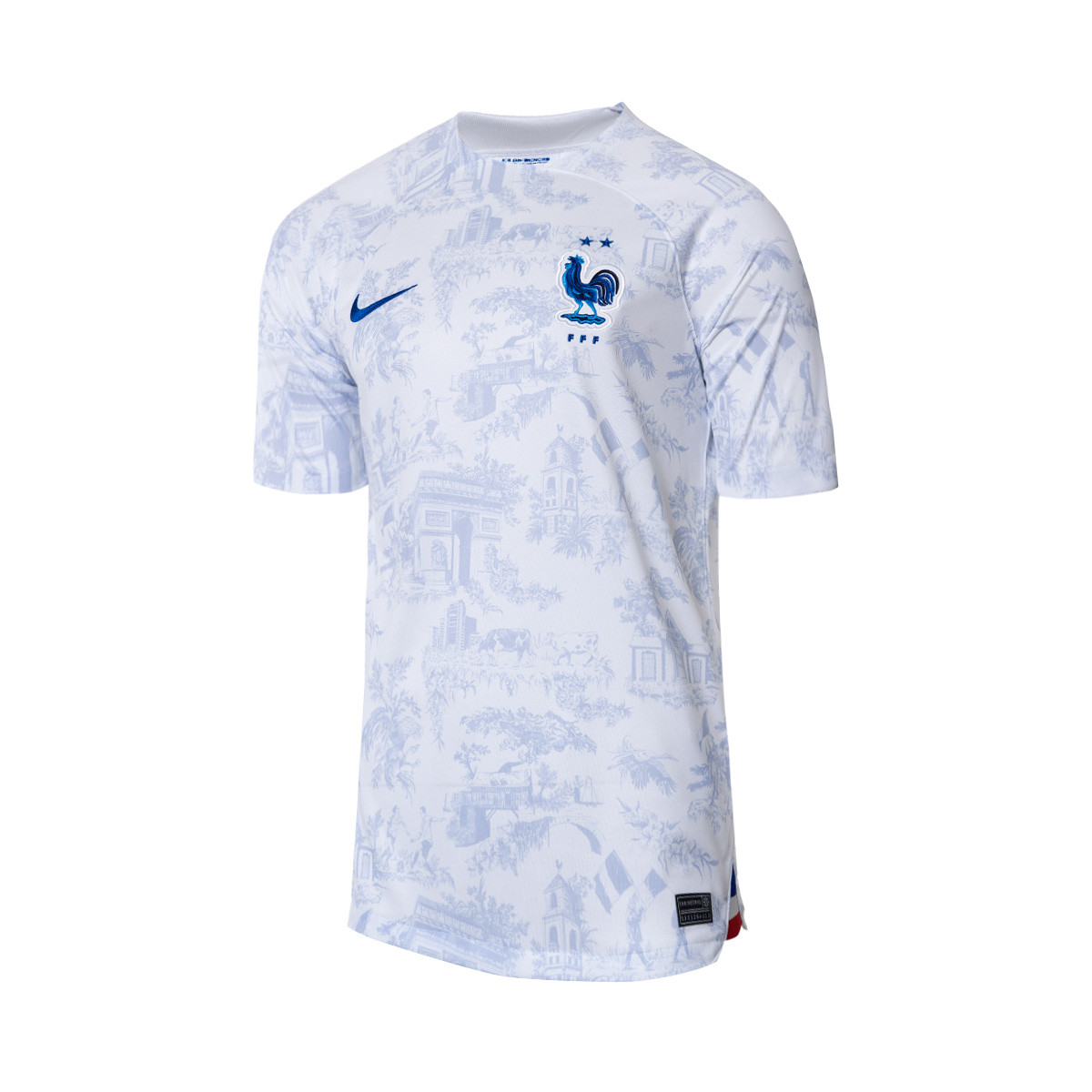 Camiseta Nike Francia Segunda Stadium Qatar White - Fútbol Emotion