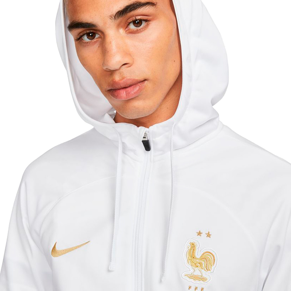 Chándal Nike Francia Training Mundial Qatar 2022 White-Midnight Navy - Fútbol