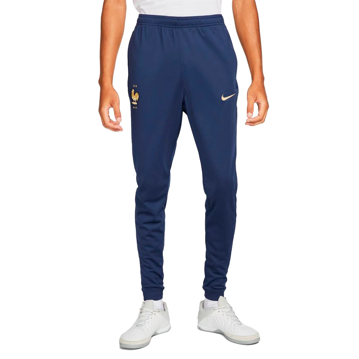Chandal Nike Francia Training Mundial Qatar 2022 White Midnight Navy Futbol Emotion