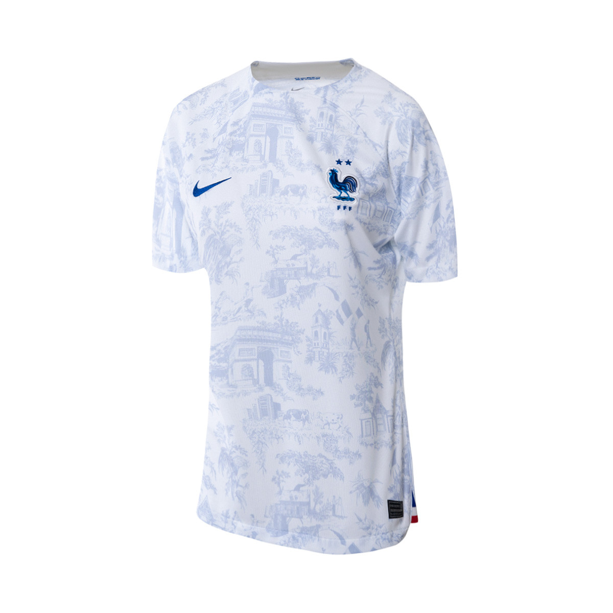 Camiseta Nike Francia Equipación Stadium Mundial Qatar Mujer White - Fútbol Emotion