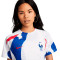 Camiseta Francia Pre-Match Mundial Qatar 2022 Mujer White-Game Royal
