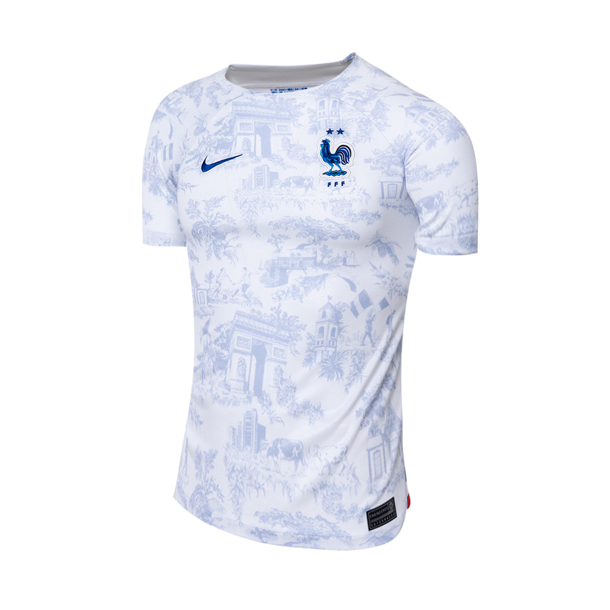 Camiseta Nike Francia Segunda Stadium Mundial 2022 Niño White - Fútbol Emotion
