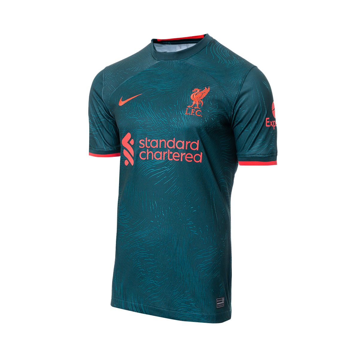Filadelfia café pantalla Camiseta Nike Liverpool FC Tercera Equipación Stadium 2022-2023 Dark Atomic  Teal - Fútbol Emotion