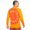 Chaqueta Holanda Pre-Match Mundial Qatar 2022 Orange Peel-Campfire Orange