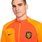 Chaqueta Holanda Pre-Match Mundial Qatar 2022 Orange Peel-Campfire Orange
