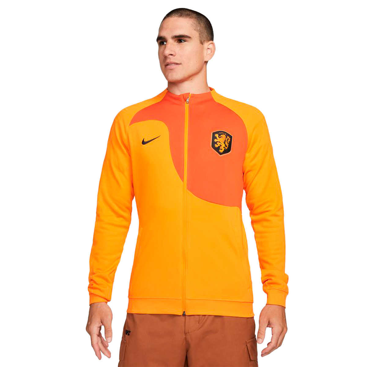 Glamour Laboratorio modo Chaqueta Nike Holanda Pre-Match Mundial Qatar 2022 Orange Peel-Campfire  Orange - Fútbol Emotion