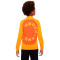 Chaqueta Holanda Pre-Match Mundial Qatar 2022 Niño Orange Peel-Campfire Orange