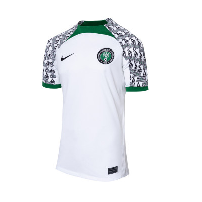 lobo Acumulativo Reconocimiento Camiseta Nike Nigeria Segunda Equipación Stadium Mundial Qatar 2022  White-Pine Green - Fútbol Emotion