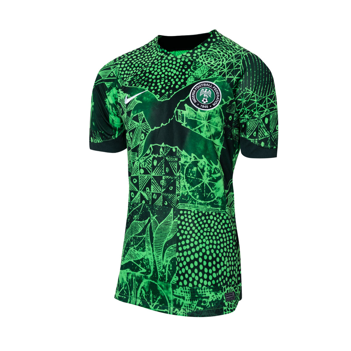 Camiseta Nike Nigeria Primera Equipación Stadium 2022 Green Spark-Pine - Emotion