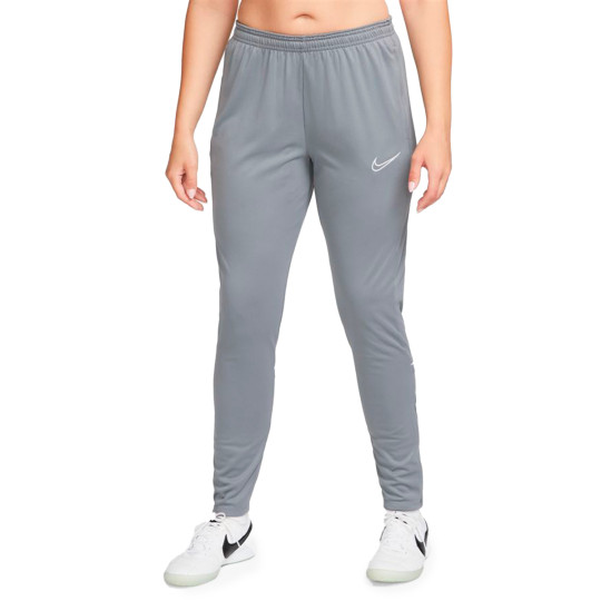 Pantalón largo Nike 21 Dri-Fit KPZ Mujer Smoke Grey-White - Fútbol Emotion