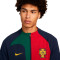 Chaqueta Portugal Pre-Match Mundial Qatar 2022 Obsidian-Gorge Green-Pepper Red