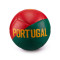 Balón Portugal Fanswear Mundial Qatar 2022 Gorge Green-Pepper Red