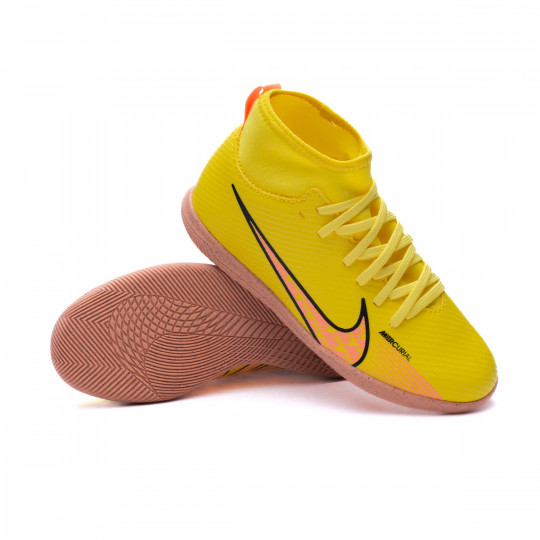 Instalación color pantalla Zapatilla de Fútbol sala Nike Mercurial Superfly 9 Club IC Niño Yellow  Strike-Sunset Glow-Black - Fútbol Emotion