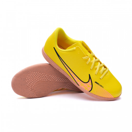 Indoor boots Nike Kids Mercurial Vapor 15 Club IC Yellow Strike-Sunset Glow- Black - Fútbol Emotion