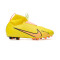 Bota Air Zoom Mercurial Superfly 9 Academy AG Niño Yellow Strike-Sunset Glow-Volt Ice