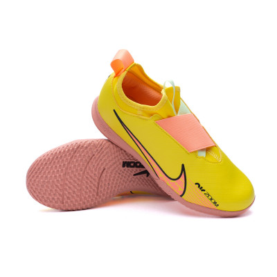 Zapatilla de sala Nike Air Zoom Mercurial Vapor 15 Academy IC Niño Yellow Strike-Sunset Glow-Volt Ice - Fútbol Emotion