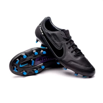 Chuteira Tiempo Legend 9 Elite FG Black-Dark Smoke Grey-Summit White
