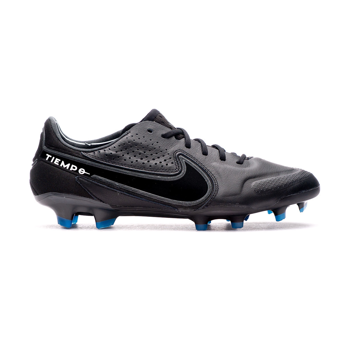 Bota de fútbol Tiempo Legend 9 FG Black-Dark Smoke Grey-Summit White Fútbol Emotion