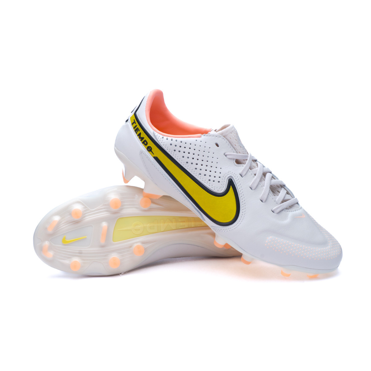 Torneado pasado Sabor Bota de fútbol Nike Tiempo Legend 9 Pro FG Phantom-Yellow Strike-Sunset  Glow - Fútbol Emotion