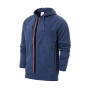 NSW NIKE FC Tribuna Fleece Hoodie Full-zip Thunder Blue-Habanero Red-White