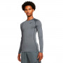 Dri-Fit Nike Pro LS tight-IJzergrijs-Zwart