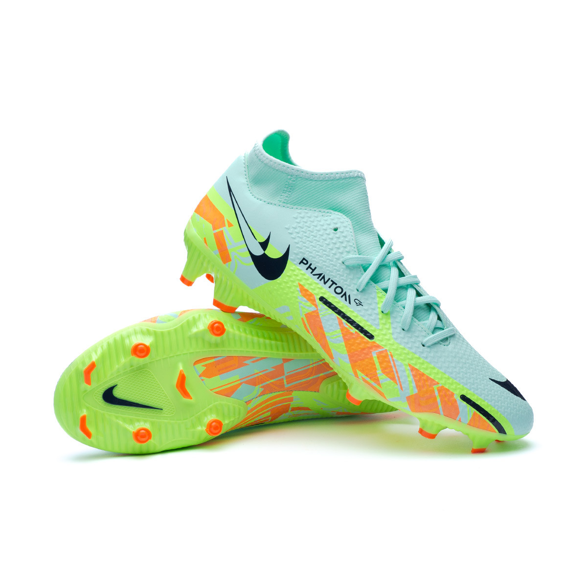 Bota de fútbol Nike Phantom GT2 FG/MG Mint Foam-Blackened Blue-Ghost Green - Fútbol Emotion