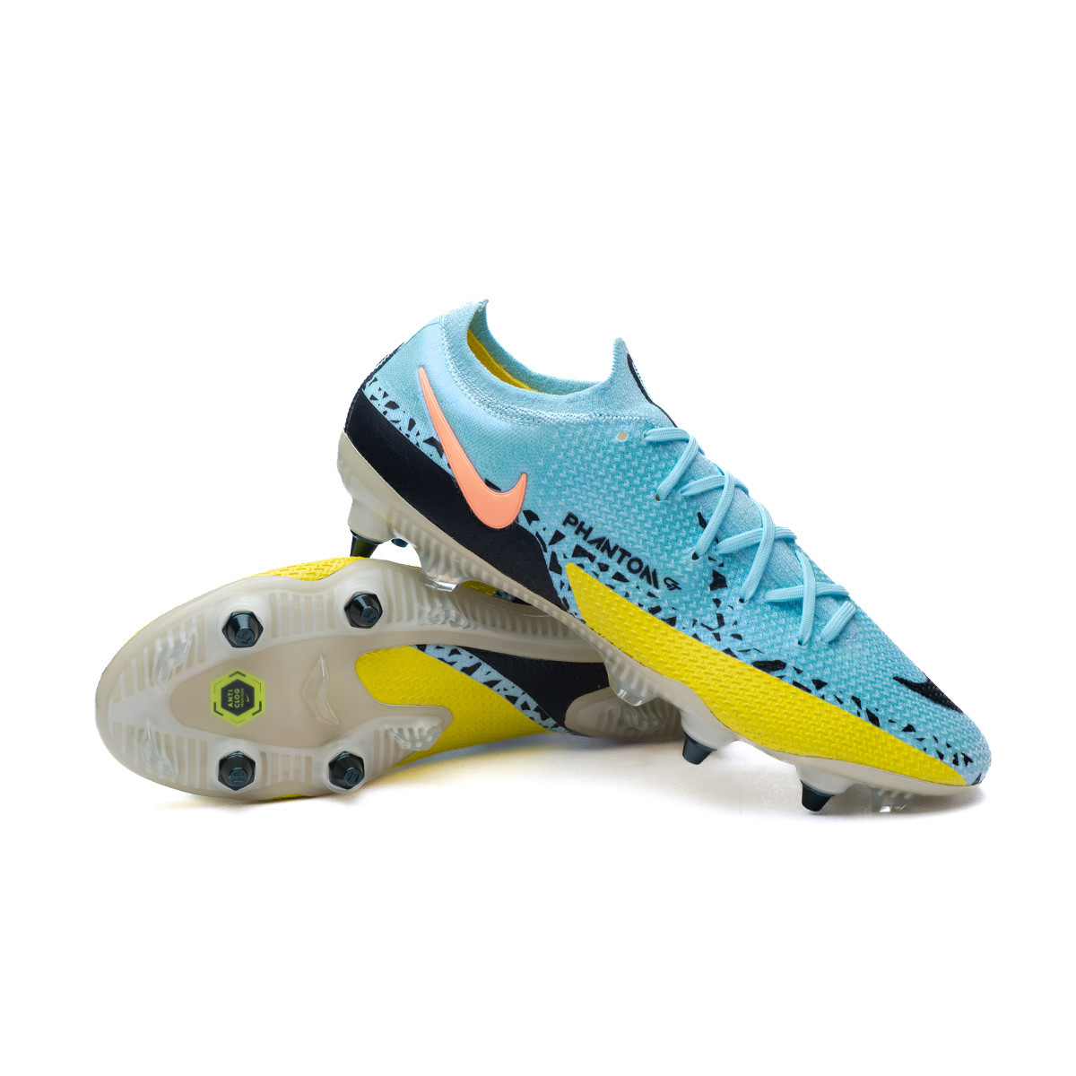 Bota de fútbol Nike GT2 Elite SG-Pro Glacier Ice-Black-Yellow Strike - Fútbol Emotion