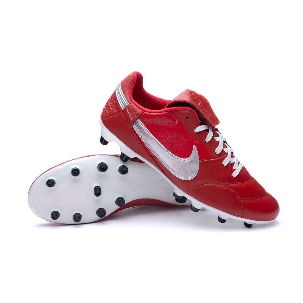 Football Boots Nike The Nike Premier 3 FG Cinnabar Metallic Silver