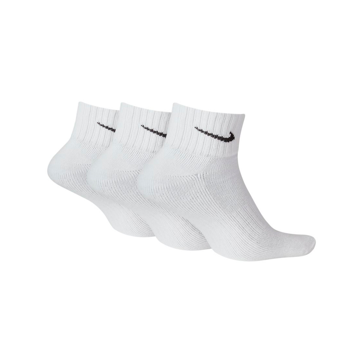 Nike Training Ankle (3 Pares) White-Black - Fútbol Emotion