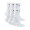 Calcetines Training Crew (6 Pares) White-Black