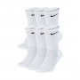 Training Crew (6 Paires)-White-Black