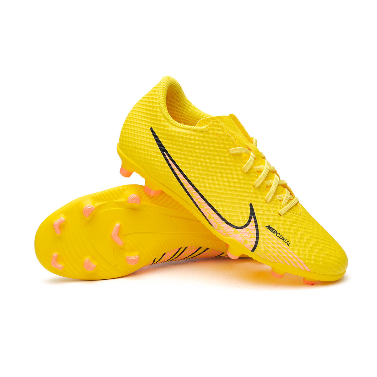 Armonioso Apoyarse Detenerse Bota de fútbol Nike Mercurial Vapor 15 Club FG/MG Yellow Strike-Sunset  Glow-Black - Fútbol Emotion